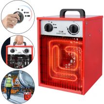 Radiateur électrique, Appareil de chauffage électrique industriel, 5KW - Aufun