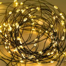 120M led Lichterkette aus Kupferdraht, 1200 LEDs, 8 Modi Wasserdicht IP44, mit Stecker und Fernbedienung Timer, ideal für Weihnachtsdeko, Innen,