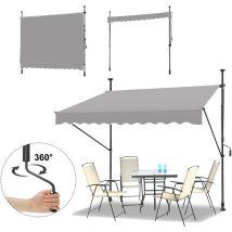 Aufun - Store banne manuelle Store pour balcon(250cm