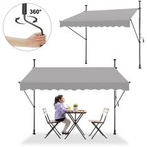 Store banne manuelle Store pour balcon(350cm - Aufun