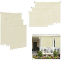 Store extérieur Balcon Store extérieur résistant aux intempéries 180 x 140 cm Store extérieur Protection solaire Store balcon Protection UV,Beige