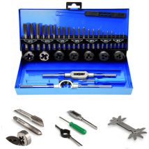 Taraud set 32 pcs jeu de tarauds jeu d'outils - Aufun