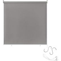 Tenda da Sole a Rullo per Esterno Balcone Tende Verticali, Resistente alle intemperie, anti uv, protezione solare per finestre e porte, 140 x 140 cm