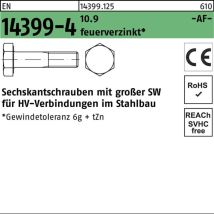 August Friedberg - Sechskantschraube En 14399-4 M 22 X 70 10.9 Feuerverzinkt