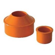 Senza - Aumenti interni concentrici in pvc rosso diam. 40 x 100