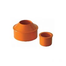 Aumenti interni concentrici in pvc rosso Diam. 40 x 50 (Pz.100)