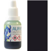 Aura - ink Tinta de alcohol Renaissance para vidrio, metal, cerámica 15ml 190 negro