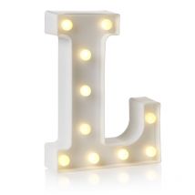 Auraglow - led Alphabet Light Up Letter - l