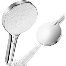 Auralum Max - Handbrause mit 4 Strahlarten, 140 mm Brauseköpfe Kopfbrause, Runder 4-in-1-Duschkopf