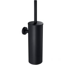 Auralum - Toilette Porte-brosse Noire Balai Toilette wc en Acier inox 304 Mural Imperméable Facile à nettoyer pour wc Salle de Bains Toilettes