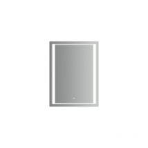 TACOSHOP Rechteckiger LED-Spiegel 60x80 cm 5 mm Dicke IP44 Touchscreen 6500K Vertikale Installation