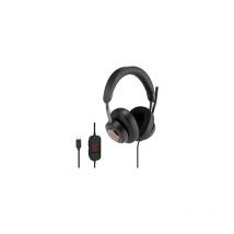 Kensington - Auriculares H2000 con Cable usb-c y Micrófono Integrado, Compatibles con Windows y Mac, Instalación Rápida Plug & Play, Tecnología de