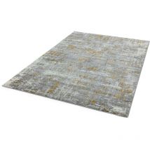 Asiatic - Orion OR07 Abstract Yellow 160cm x 230cm Rectangle - Grey and Yellow