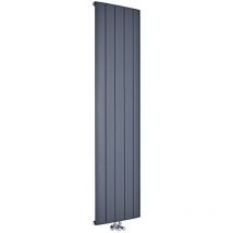 Hudson Reed - Aurora Radiatore Termoarredo Verticale di Design - Termosifone In Alluminio Con Finitura Antracite - 1729W - 1800 x 470mm