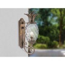 Hinkley - Ausgefallene Außenwandleuchte plantation Bronzefarbig, Höhe 54cm