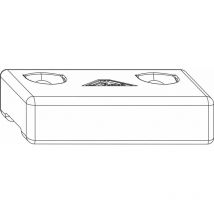 Roto - nt/nx Aushebelsicherung 9V/13V ab Falztiefe 26 mm silber