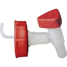 Hünersdorff Auslaufhahn 19 mm DIN 60/61 – bruchsicheres Polyethylen – drehbar – Temperaturbeständig -20°C bis +70°C