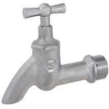 Js Auslaufventil Mit Strahlregler Ohne Sv,knebel-ot,1/2",matt Chrom