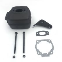 Auspuffschalldämpfer mit Schraube und Dichtung für Husqvarna Husky 50 51 55 Kettensäge