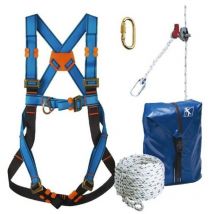 Ausrüstung Für Absturzsicherung: Dachdecker-set Ht22 Stofor Seil 10m M10 Tasche