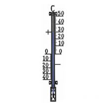 Außen-/Innenthermometer Metall 27 cm.