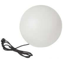 Toolland - Garten Kugelleuchte mit Erdspieß & 3m Kabel, IP65 - Ø38cm