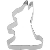 Ausstechform Hase stehend 13,5 cm aus Edelstahl
