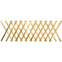 Ausziehbarer Gitterzaun 250 cm Max in Kiefernholz für Lasa im Freien - 80 cm