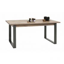 Ausziehbarer Holztisch 'LaFabrica' für Indoor-Essen 180/240 cm Küchen- und Wohnzimmermöbel -Hell eiche