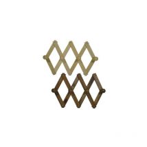 Ausziehbarer Kleiderbügel für 4 Personen – helles Holz – 1 Stk