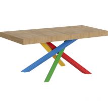 Ausziehbarer Tisch 90x140/244 cm Volantis Premium Quercia Natura Gestell 4/B