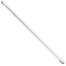 Weißer ovaler ausziehbarer transparenter Halter 30- 50 cm. (2 Stücke)