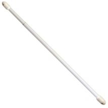 Weißer ovaler ausziehbarer transparenter Halter 40- 60 cm. (2 Stücke)