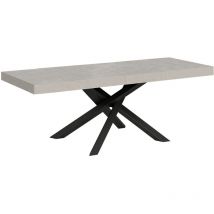 Ausziehtisch 160/264x90 cm Volantis Premium Kaschmir Beine anthrazit