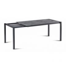 Freizeitmöbel Ausziehtisch Palazzo Gartentisch outdoor ca. 120/160-200x80 cm versch. Farben anthrazit/Cement - Best