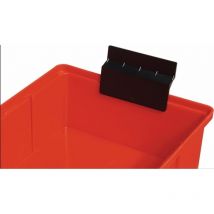 Auszugsperre für Regalkasten B.93/152/186mm schwarz pp