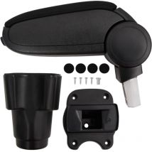 Auto-Armlehne Schwarz 12x33x(34-50) cm abs vidaXL