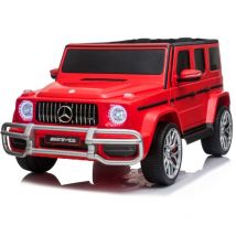 Auto Elettrica per Bambini mercedes Classe g amg 12V Big 2 Posti -Rosso