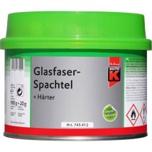 Glasfaserspachtel + Härter 1000 g – Hochwirksame Reparaturmasse für Holz, Metall, Kunststoff – Auto-K