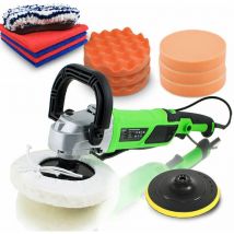 Bituxx - Auto Poliermaschine 1500W Lack Autopolierer Poliergerät Autopflege Polierset 9 - Poliermaschine mit 1500W & umfangreichen Polierzubehör