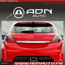 Autocollant Adnauto horizontal Blanc 11.5cm