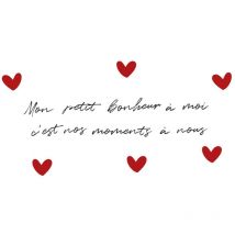 Autocollant mural Mon petit bonheur à moi