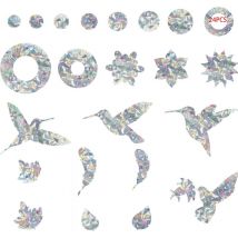 Autocollant Oiseau Oiseaux Collision Anti-Collision Autocollants De Fenêtre Protection De Porte en Verre Silhouett Sticker Vitre Anti-Collision pour