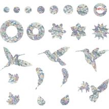 Autocollant Oiseau Oiseaux Collision Anti-Collision Autocollants De Fenêtre Protection De Porte en Verre Silhouett Sticker Vitre Anti-Collision pour