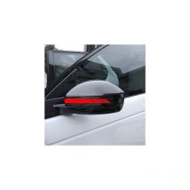Autocollants de rétroviseur de voiture avec motif rayé, autocollants de voiture à rayures personnalisés, 6 pièces (rouge) - Lntyq