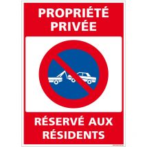 Autocollants de Signalisation Souple – Panneaux de Signalisation Autocollants – Plusieurs tailles au choix – Signalisation Française - Propriété