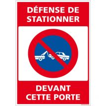 Autocollants de Signalisation Souple – Panneaux de Signalisation Autocollants – Plusieurs tailles au choix – Signalisation Française - Défense de