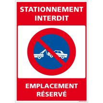 Autocollants de Signalisation Souple – Panneaux de Signalisation Autocollants – Plusieurs tailles au choix – Signalisation Française - Stationnement
