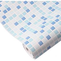 Autocollants muraux en mosaïque résistants à l'huile pour cuisine, papier peint autocollant imperméable pour salle de bain, papier peint autocollant