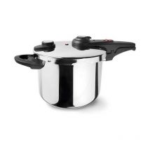Lacor - Autocuiseur Master avec Vapeur en Acier Inoxydable à Induction 6 Litre
